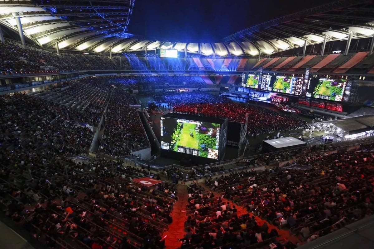 Arena di una competizione esports